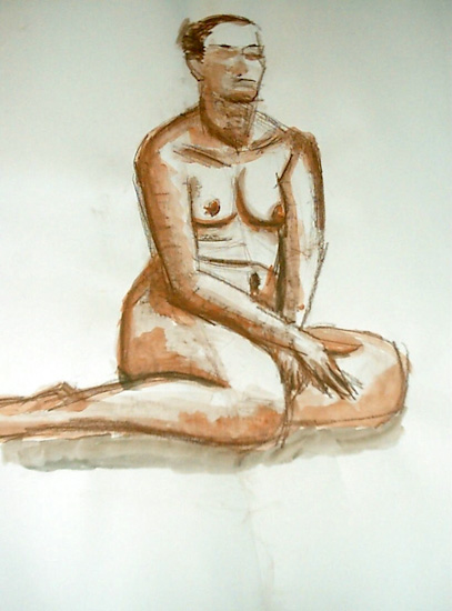 Femme assise