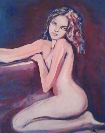 Jeune fille nue