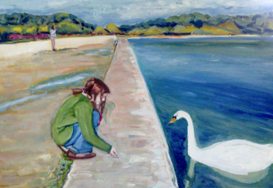 Emilie et le cygne